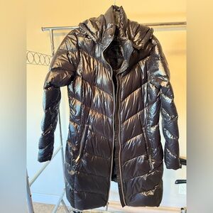 Michael Kors Shiny Black Puffer Jacket